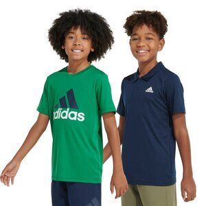 adidas Youth Performance Polo and Tee Set